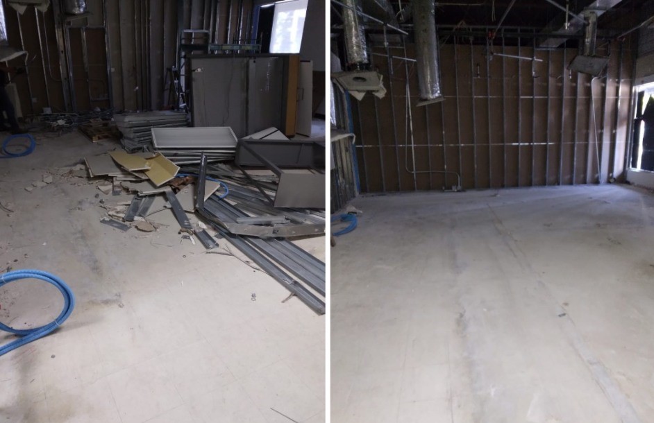 Interior Demolition by Dynamic Removal Services in South Florida